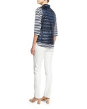 Quilted Zip-Front Vest