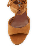 Reed Suede Lace-Up Sandal, Sand