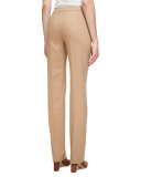 Barrow Straight-Leg Stretch-Wool Pants, Camel