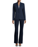 Thaisune Flare-Leg Trousers, Midnight Blue