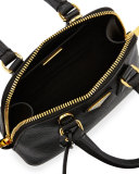 Saffiano Mini Promenade Bag, Black (Nero)