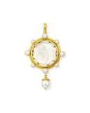 Chinese Gaming Counter Pearl Pendant