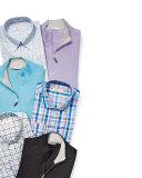 Yucatan Check Sport Shirt, Violet