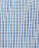 Micro-Check Grenadine Dress Shirt, Aqua