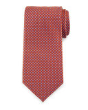 Neat Diamond Silk Tie