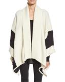 Francois Long-Sleeve Knit Top, Black