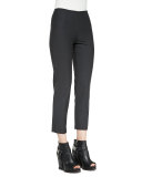 Cropped Lightweight Wool-Blend Pants