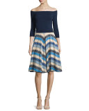 Off-the-Neckline Pullover