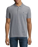 Birdseye Short-Sleeve Pique Polo Shirt