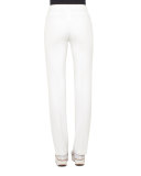 Francoise Techno Stretch Pants, Cream