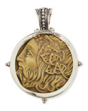 Men's Sterling and Bronze Hercules Pendant