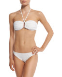 Gathered Halter Swim Top