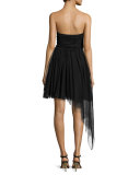 Strapless Tulle Dress, Black