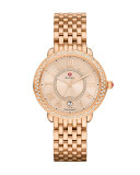 16mm Serein Diamond Watch Head, Rose Gold