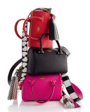 mix it up spotted strap & tassel pack, pink granite/multi