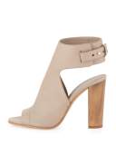 Addie Open-Toe Buckle-Back Sandal
