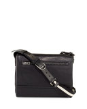 Tamrac Men's Leather Messenger Bag, Black