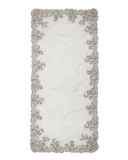 Romana Woven Paisley Scarf, Gray/Black