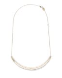 18K Classico Curved Bar Necklace
