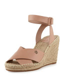Bima Leather Wedge Espadrille Sandal, Makeup