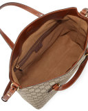 GG Supreme Tote Bag, Beige/Ebony/Cuir