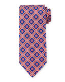 Medallion-Print Silk Tie