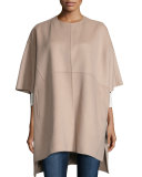 Double-Face Cashmere Cape