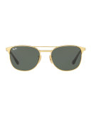 Men's Icon Signet Solid Sunglasses