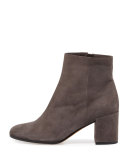 Blakely Suede Ankle Boot, Steel