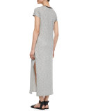 Slub-Jersey Maxi Dress