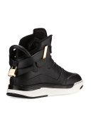 B Court Leather High-Top Sneaker