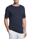 Reverse-Hem Crewneck T-Shirt