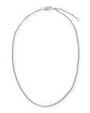 Small Sterling Silver Rolo Chain, 18"