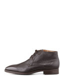 Peccary Chukka Boot, Dark Brown