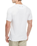 Classic Crewneck Piqué T-Shirt, White