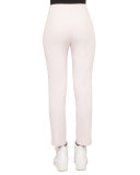 Conny Slim-Leg Ankle Pants, Flamingo