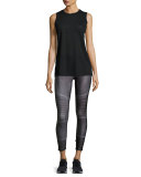 Moto Performance Leggings, Black