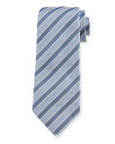 Rep-Striped Silk Tie