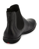 Rubber-Sole Chelsea Boot, Black