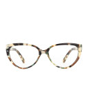Cannes Cat-Eye Plastic Fashion Glasses
