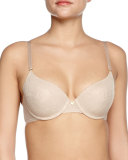 Jacquard Full-Fit Underwire Bra, Cafe