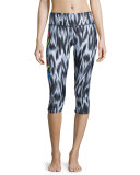 Venice Printed Sport Capri Leggings