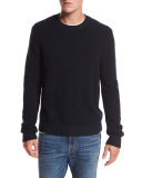 Textured Crewneck Sweater