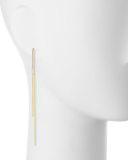 Talin Long Chain Thread-Through Earrings