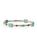 New World Turquoise & Champagne Diamond Bangle