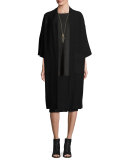 Fisher Project Lightweight Boiled Wool Coat, Black