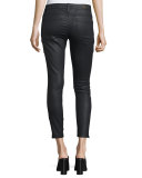 Park Coated-Denim Cropped Skinny Jeans