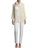 Ribbed Long Cardigan