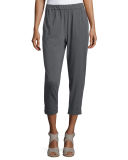 Slouchy Organic Stretch Jersey Pants 