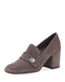 Dundee Suede Loafer Pump, Londra